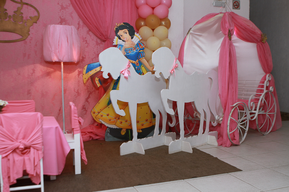 Carruagem Decoração Tema Princesas pelo fotógrafo Douglas Maia