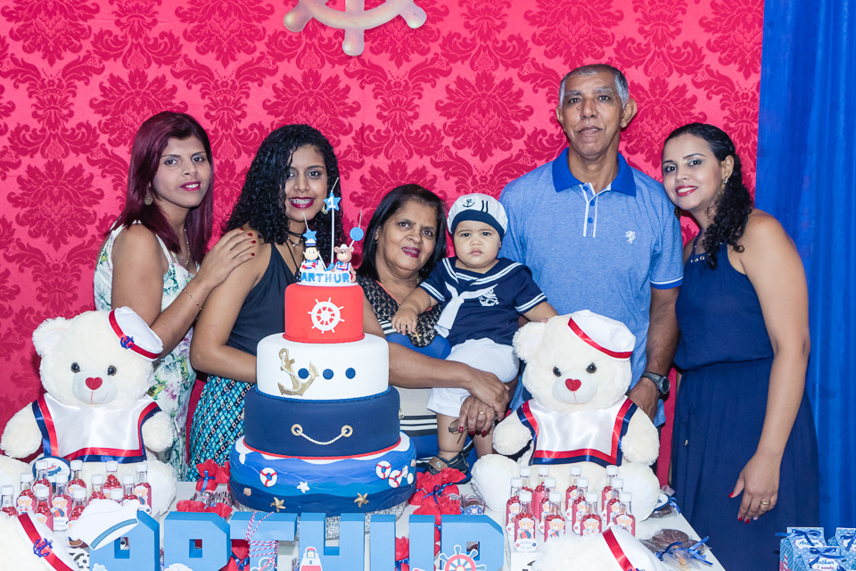 Arthur e familiares pelo fotógrafo Douglas Maia