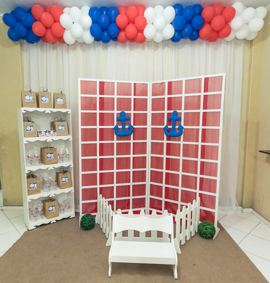 Espaço dos presentes Tema Marinheiro pelo fotógrafo Douglas Maia