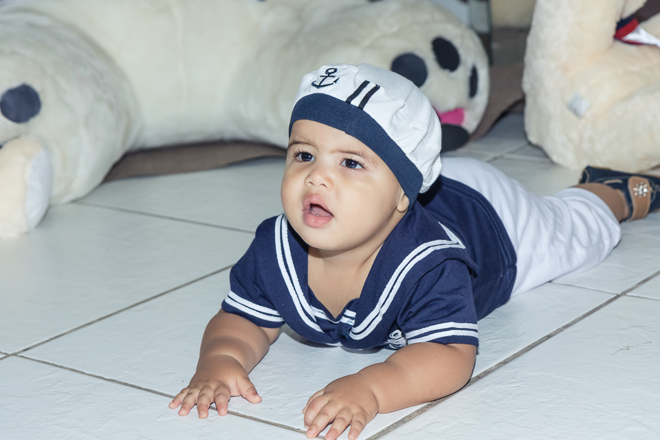 Pequeno marinheiro Arthur pelo fotógrafo Douglas Maia