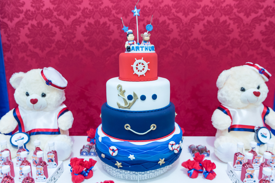 Tema Marinheiro Bolo pelo fotógrafo Douglas Maia