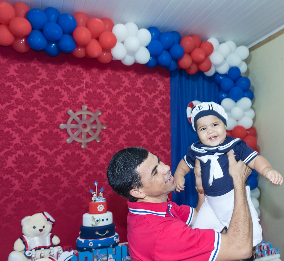 Arthur e seu papai pelo fotógrafo Douglas Maia