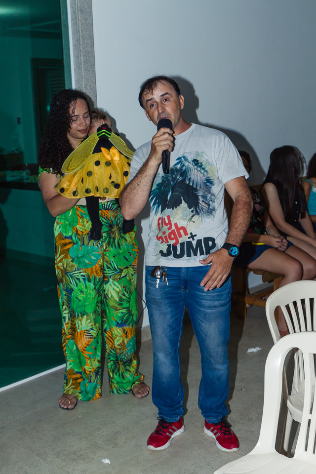 Pai discursando pelo fotógrafo Douglas Maia