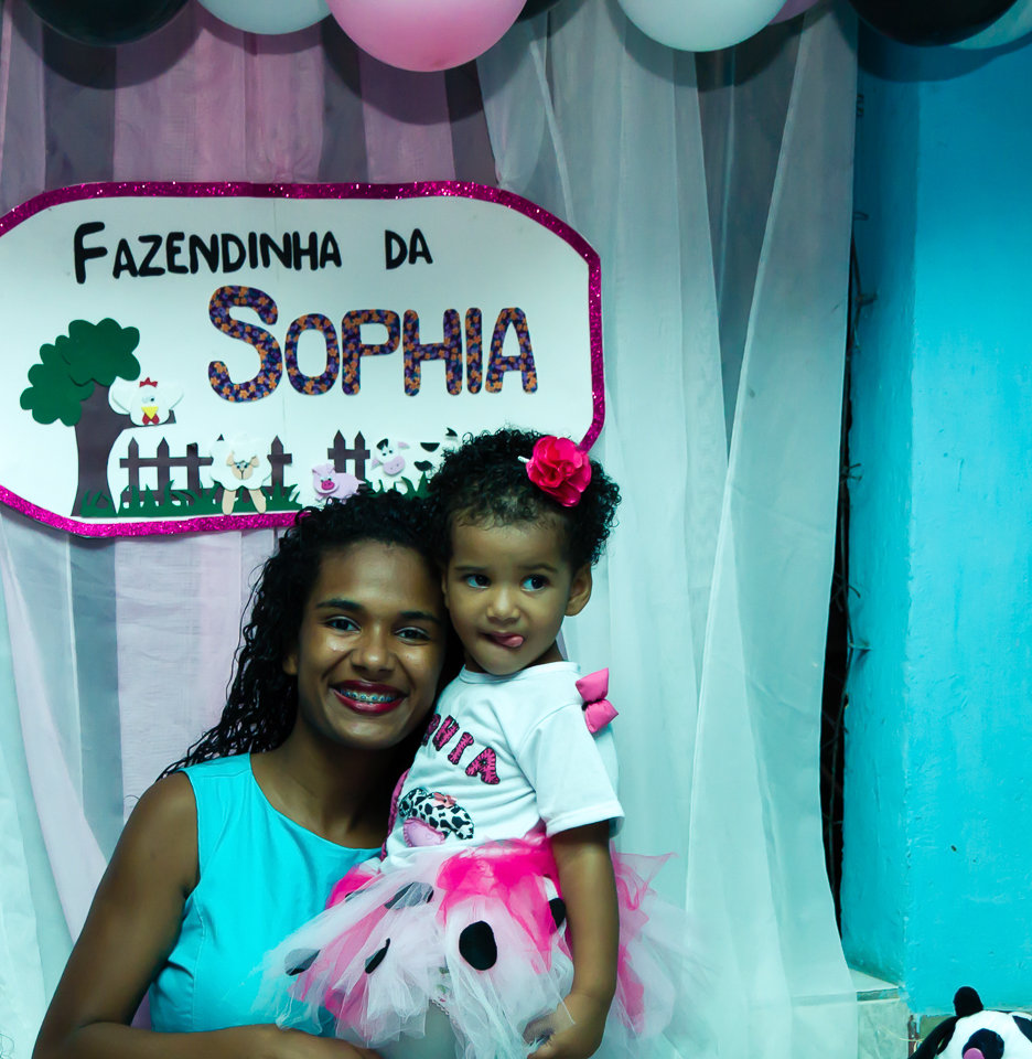 Sophia e sua mamãe pelo fotógrafo Douglas Maia