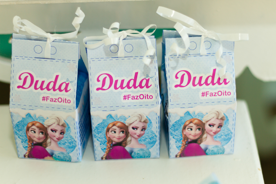 Scrapbook caixa Tema Frozen pelo fotógrafo Douglas Maia