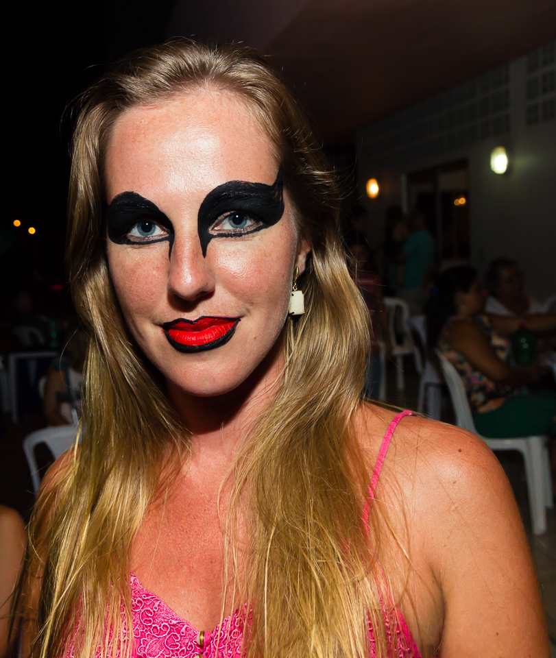 Pintura facial diferente pelo fotógrafo Douglas Maia