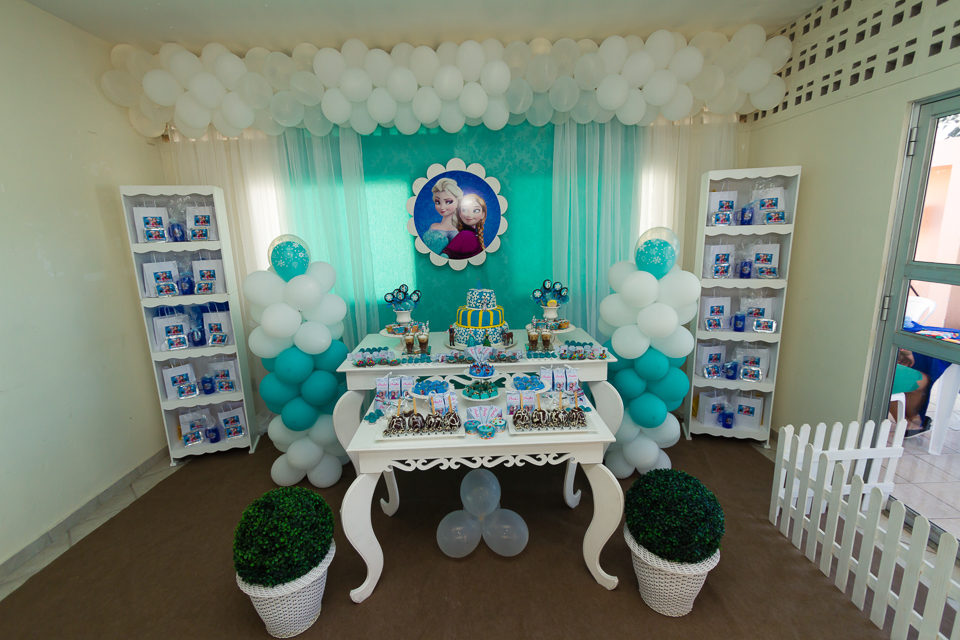 Decoração Frozen pelo fotógrafo Douglas Maia