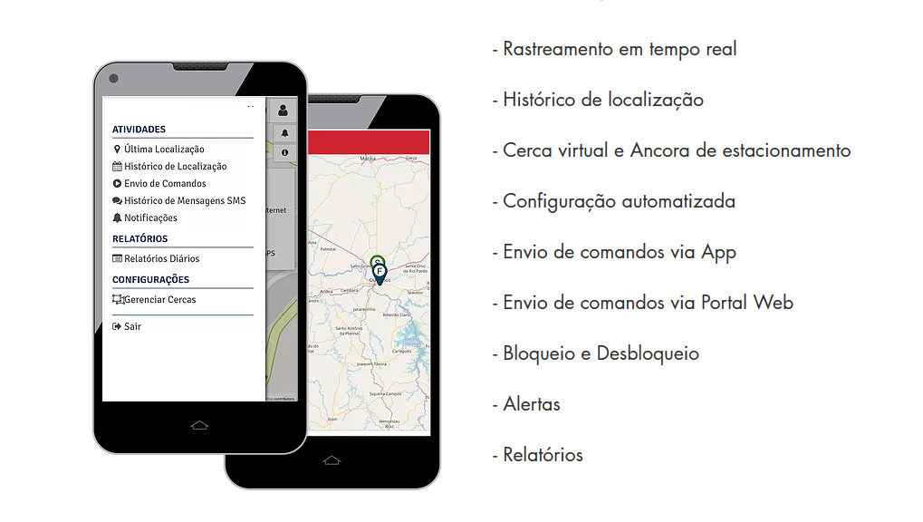 Aplicativo Mobile para rastreamento