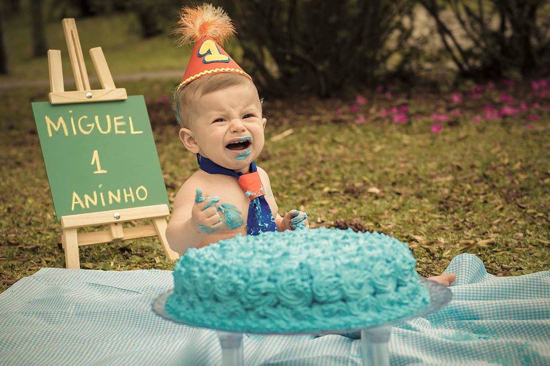 ensaio smash the cake