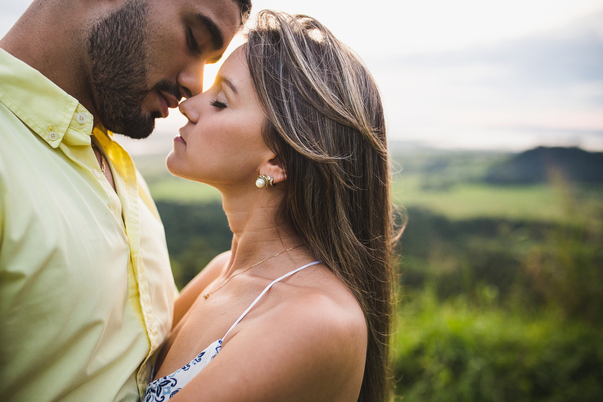 ensaio de casal romântico