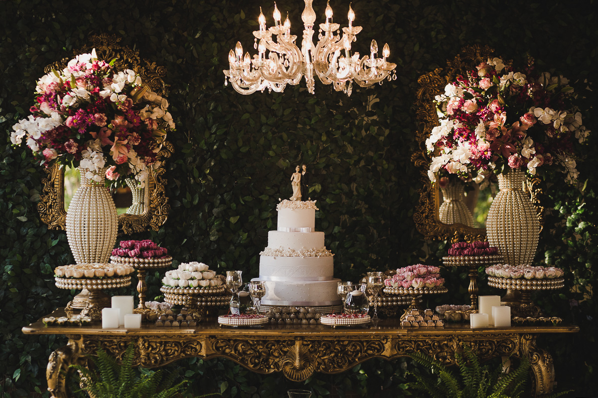 mesa de bolo casamento