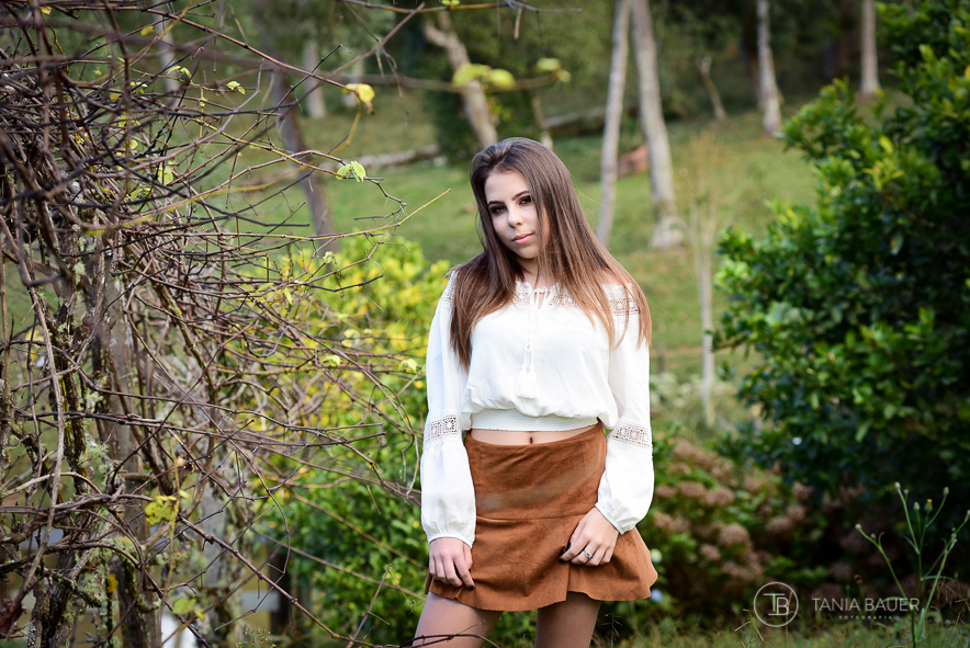 Fotografia de 15 anos - Campo Alegre, São Bento do Sul, Rio Negrinho - Fotografa Tania Bauer