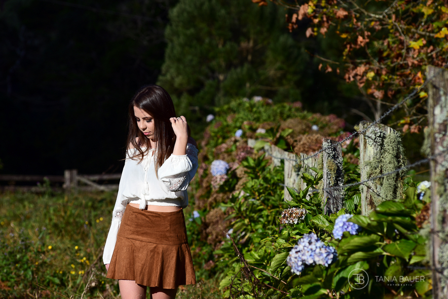 Fotografia de 15 anos - Campo Alegre, São Bento do Sul, Rio Negrinho - Fotografa Tania Bauer
