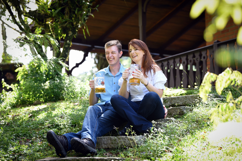 Ensaio noivos Milena e Ricardo - Fotografa Tania Bauer - São Bento do Sul - SC