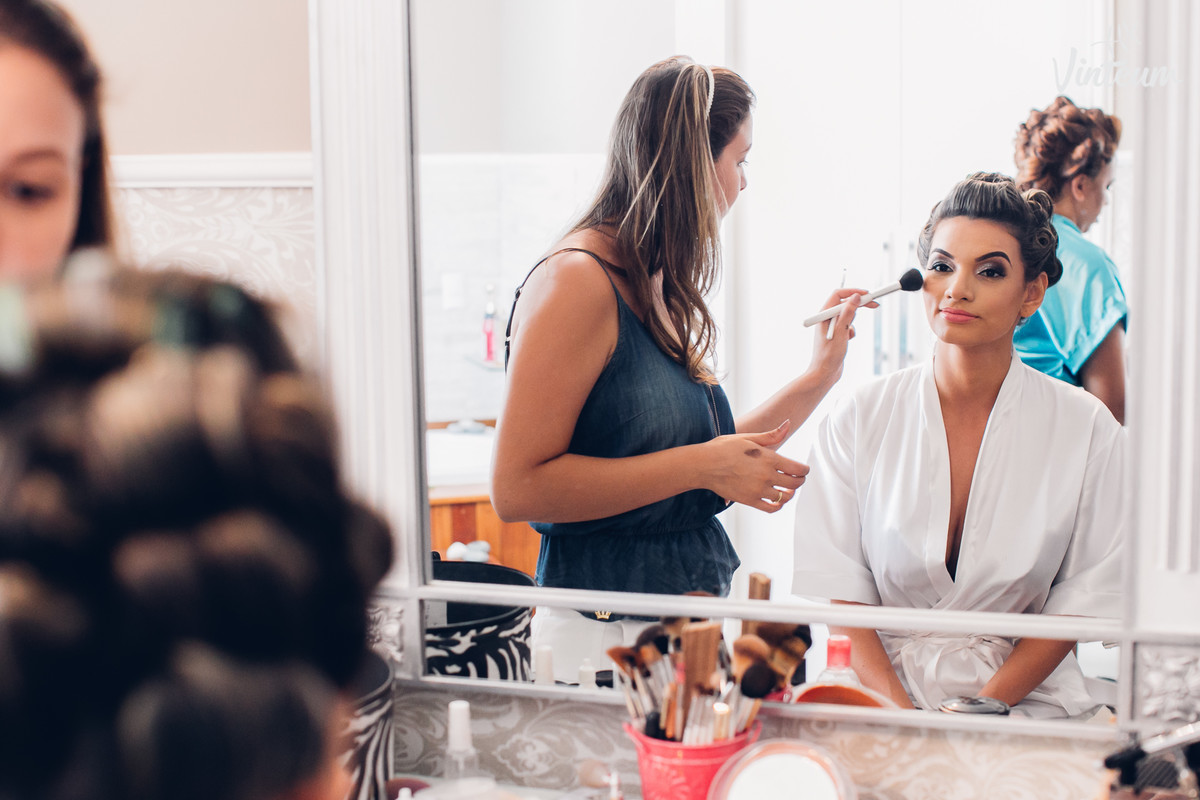 Casamento, noiva, maquiagem, making of