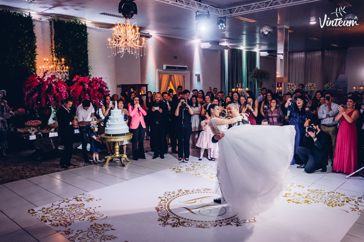 Festa de casamento, dança, valsa