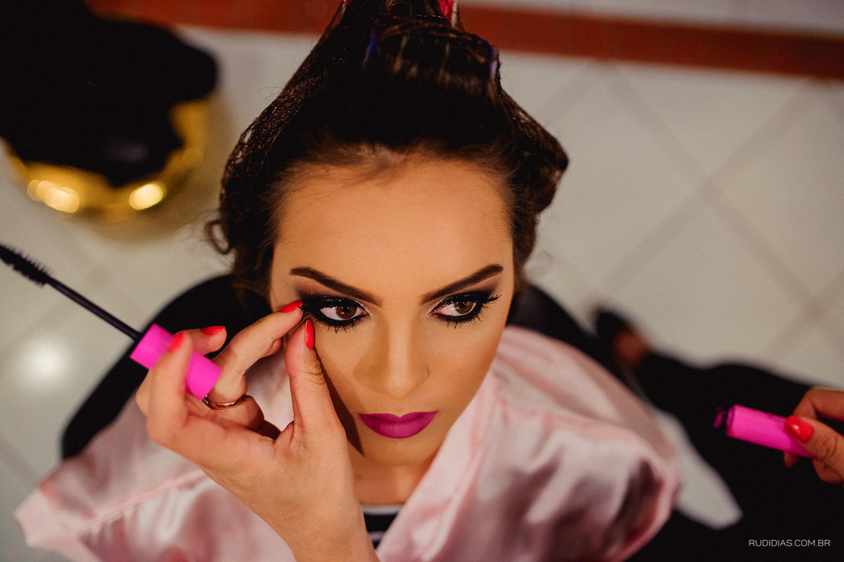 maquiagem de 15 anos júlia no salao cara ou coroa em capao da canoa