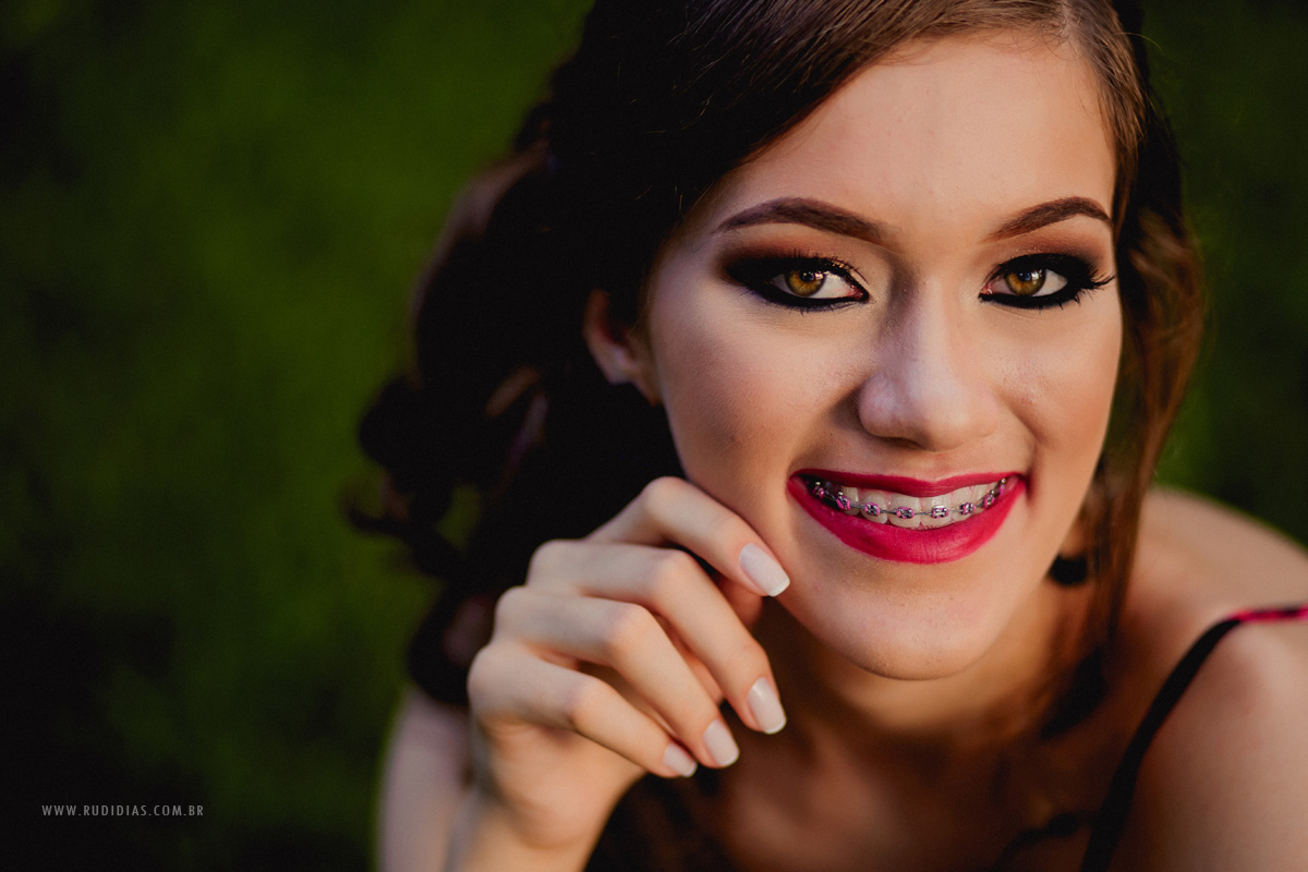 somente um sorriso no olhar