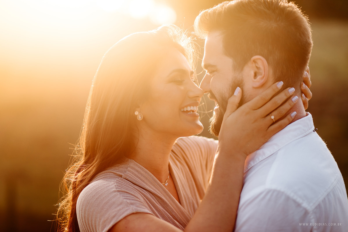 ensaio no por do sol