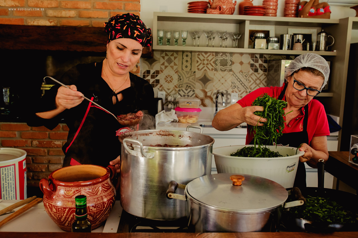 feijoada em batizado