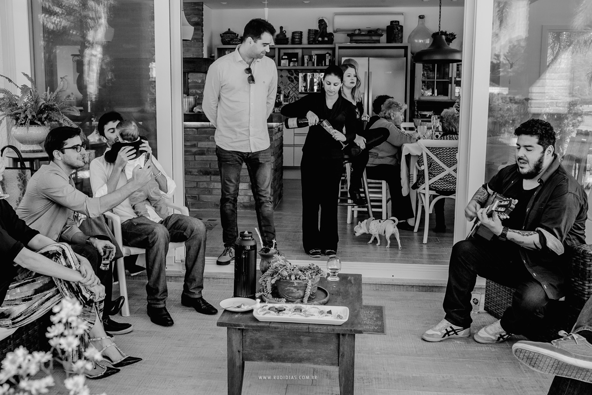 muita musica no batizado lorenzo e valentina em Osorio RS