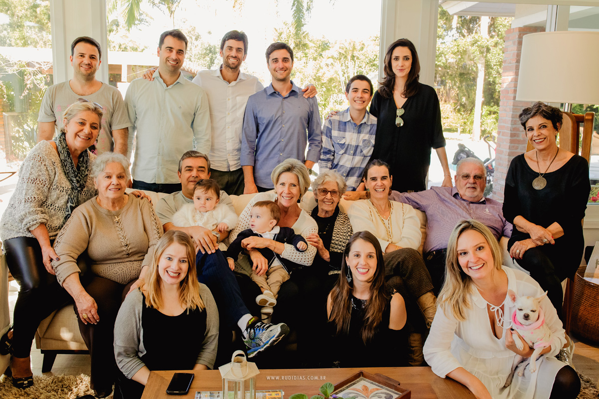 foto linda de familia no condominio Interlagos em Osorio
