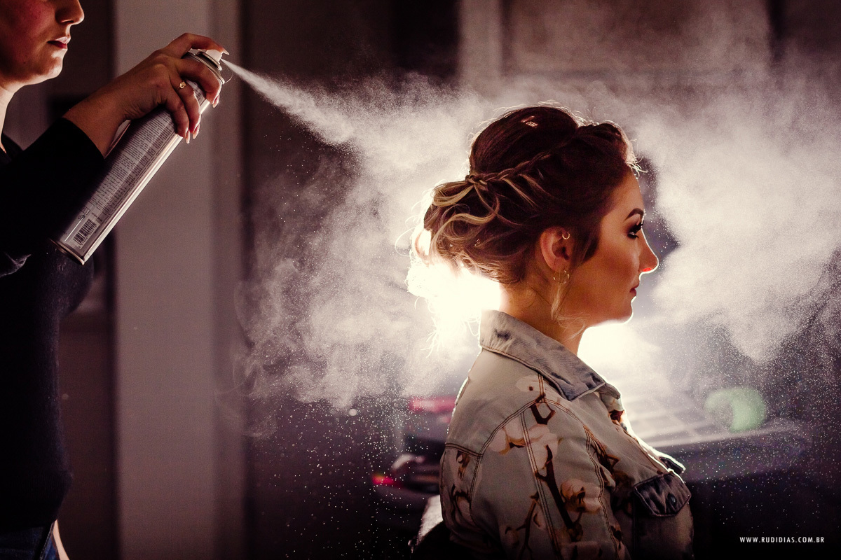 penteado de formatura