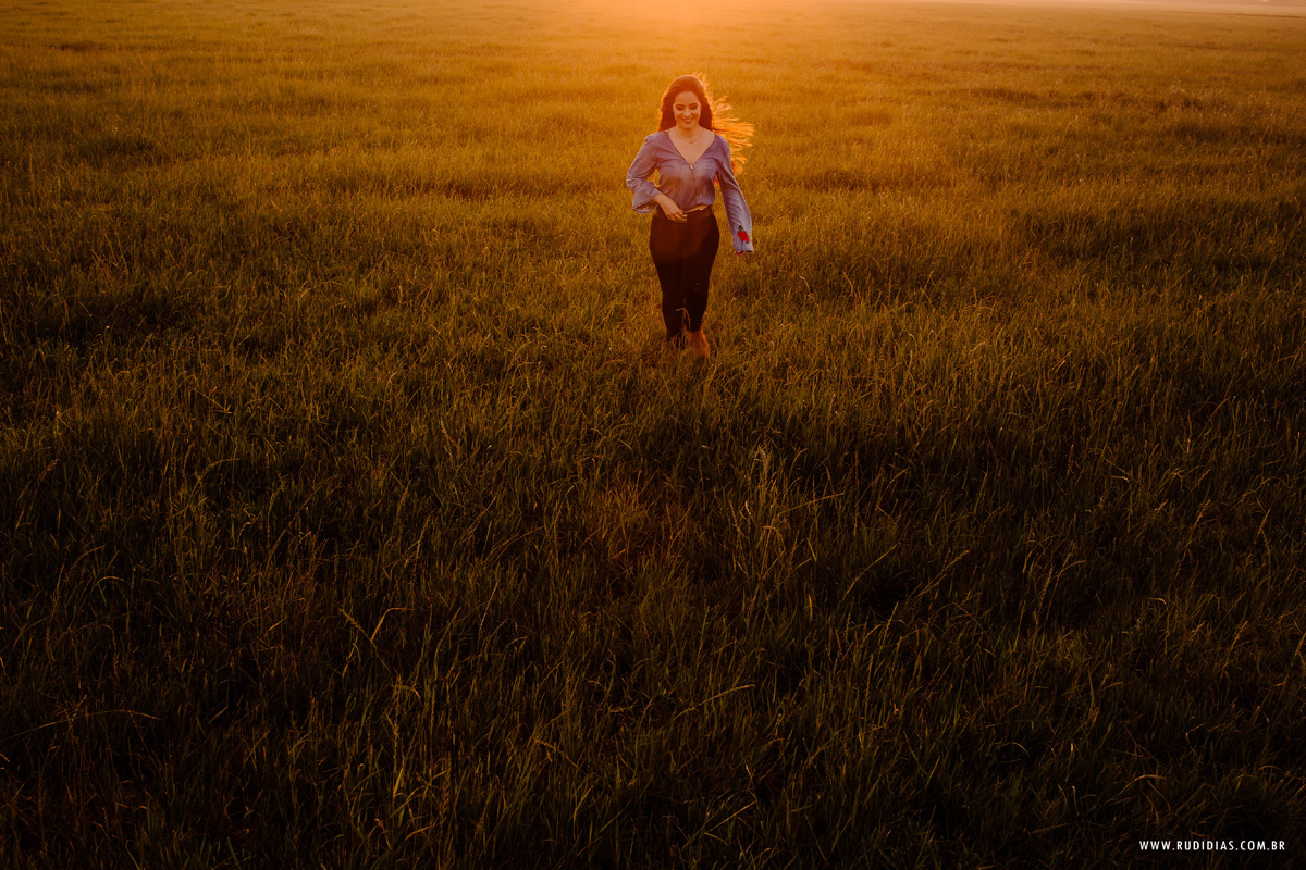 por do sol em ensaio de 15anos