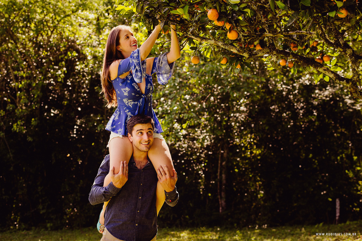 ensaio pré casamento no sítio