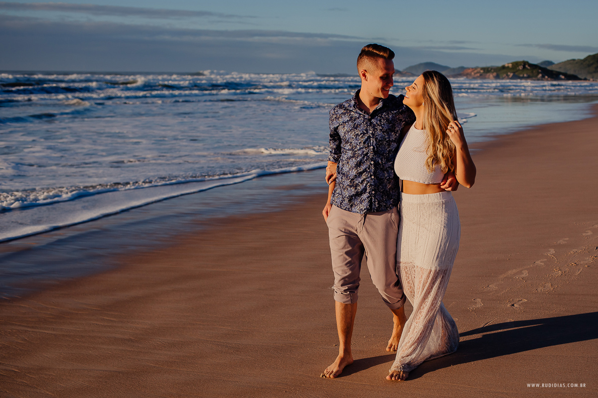 ensaio casal na praia