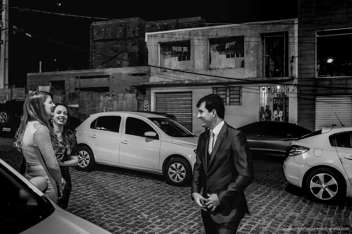 Casamento em Arara/PB, chegada do noivo