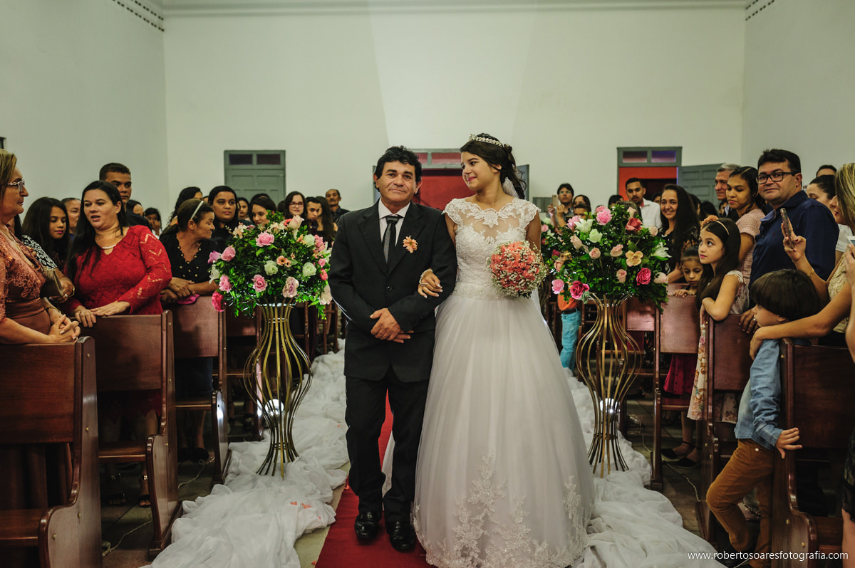 entrada da noiva, Casamento em Arara-PB