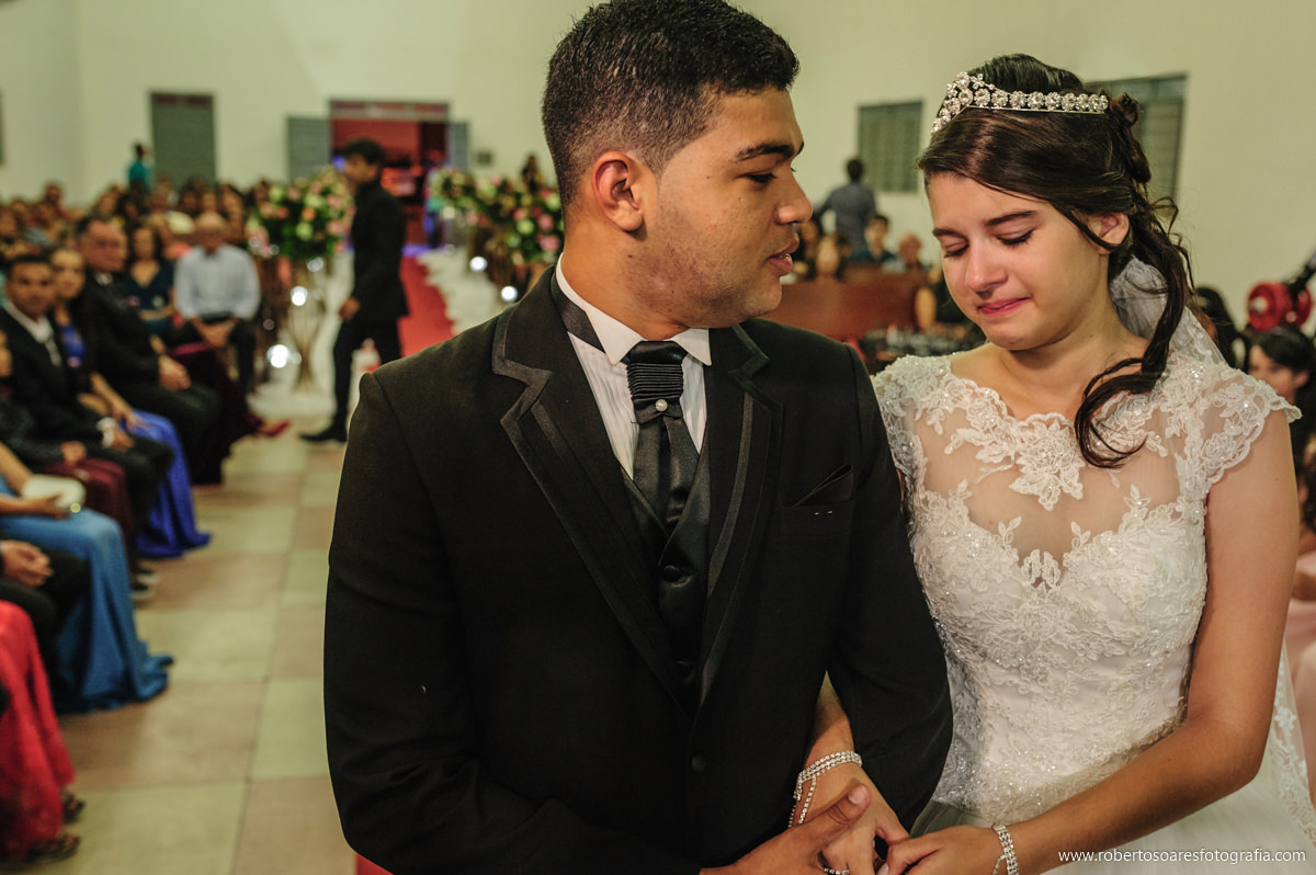 emoção do casal, Casamento em Arara-PB