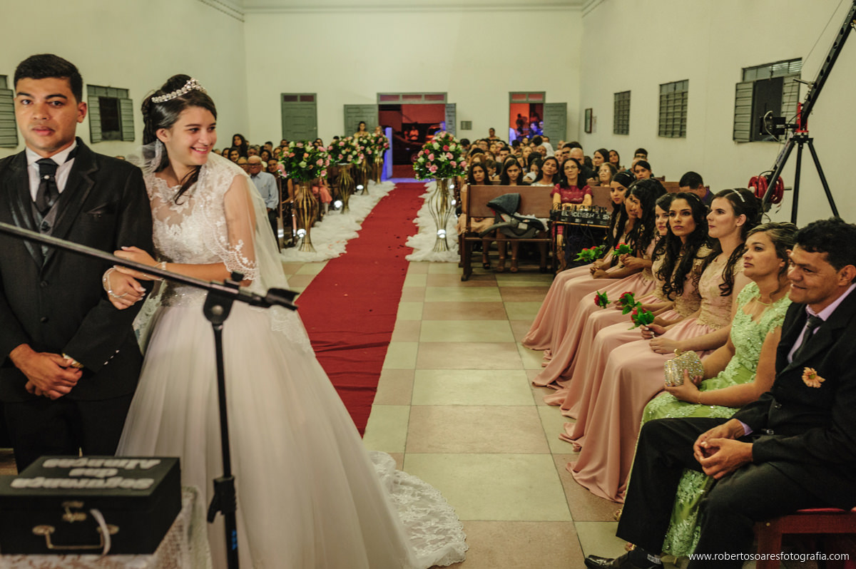 troca de olhares, Casamento em Arara-PB