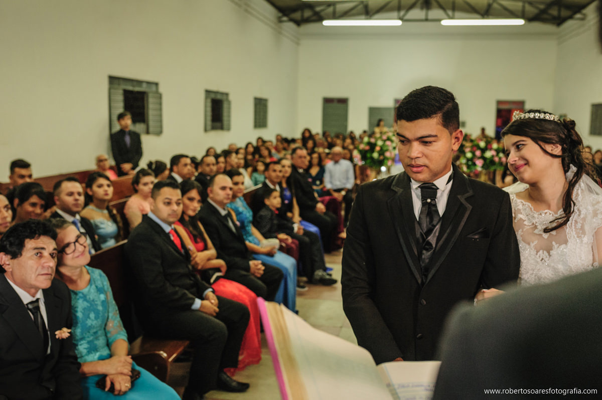 troca de olhares, Casamento em Arara-PB