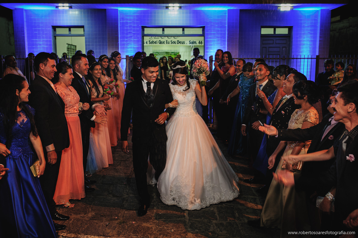 jogando arroz no casal, Casamento em Arara-PB