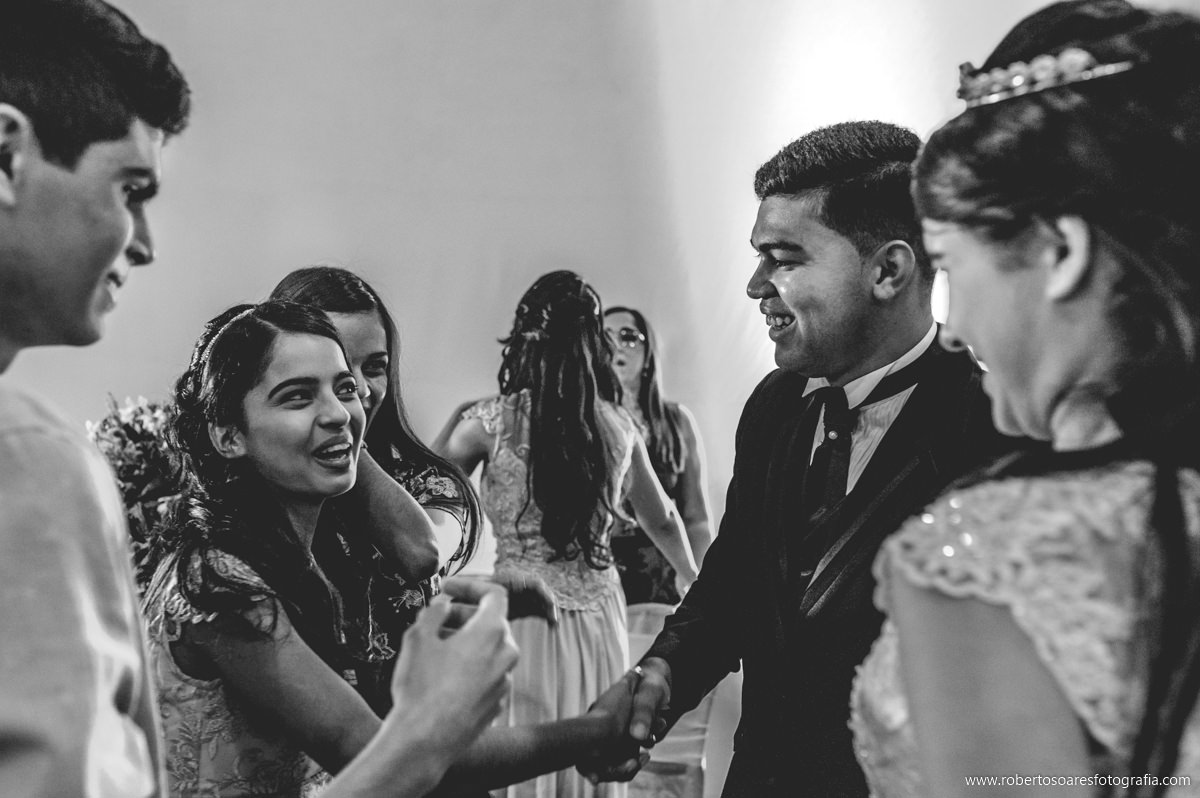 descontração convidados, Casamento em Arara-PB