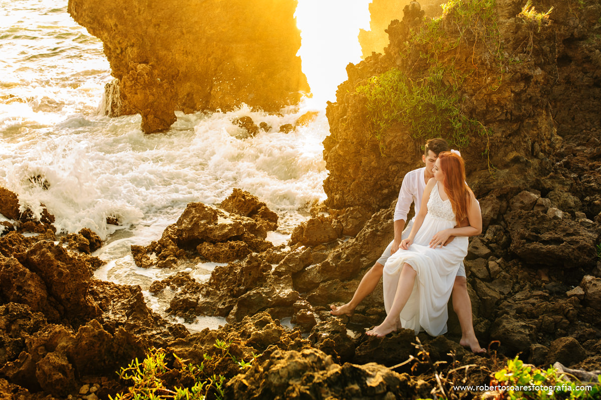 Romantismo na Praia de Tamababa