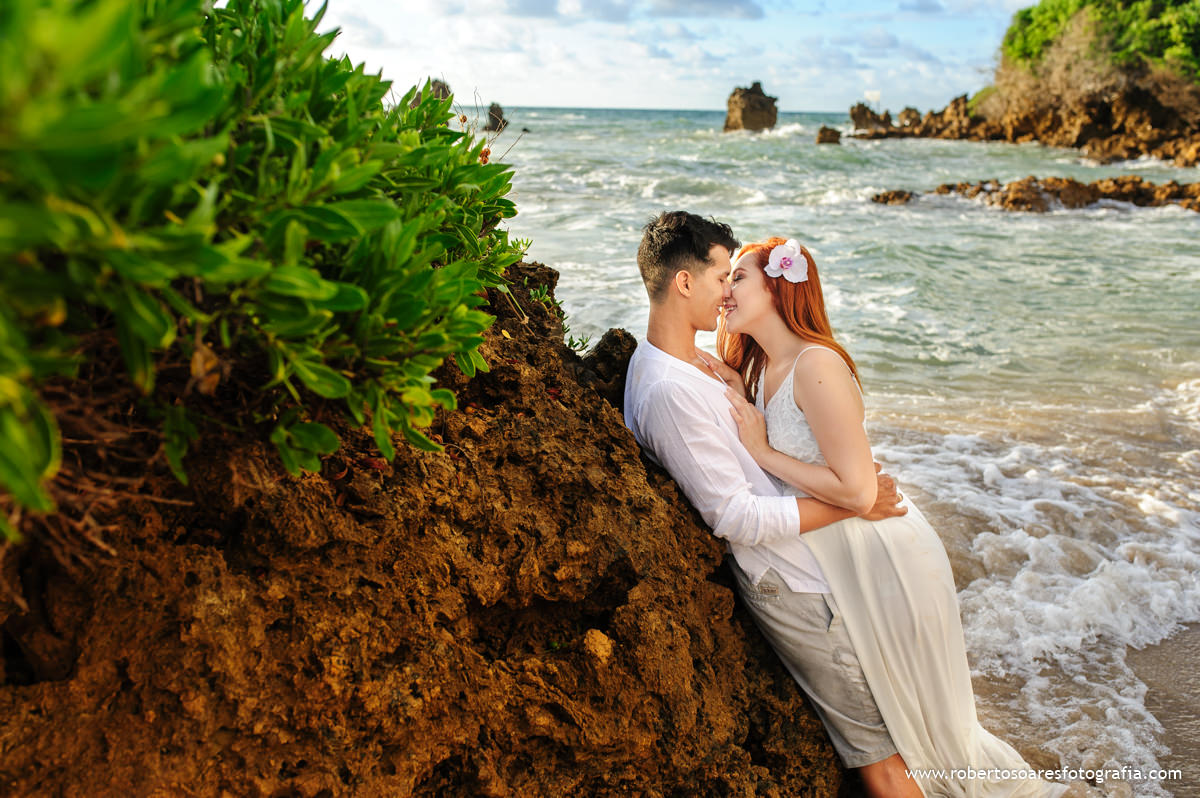 Romantismo na Praia de Tamababa