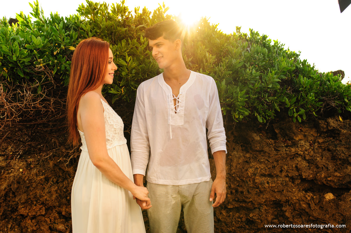 Romantismo na Praia de Tamababa