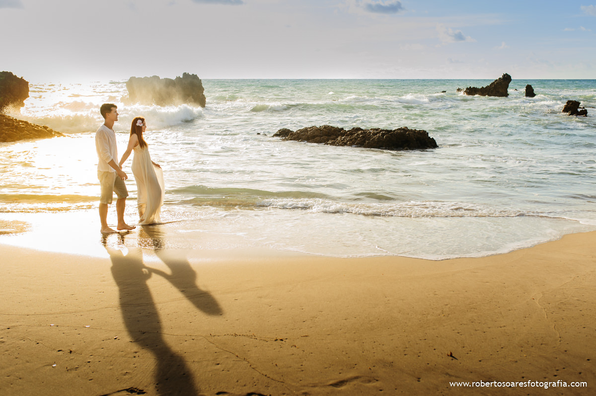 Romantismo na Praia de Tamababa