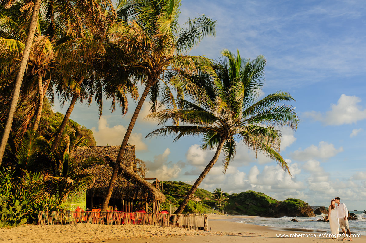 Romantismo na Praia de Tamababa