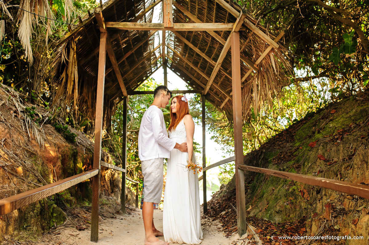 Romantismo na Praia de Tamababa