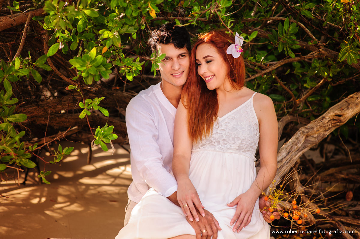 Romantismo na Praia de Tamababa