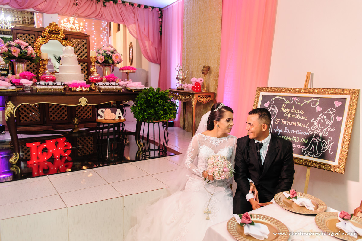 Entrada na recepção