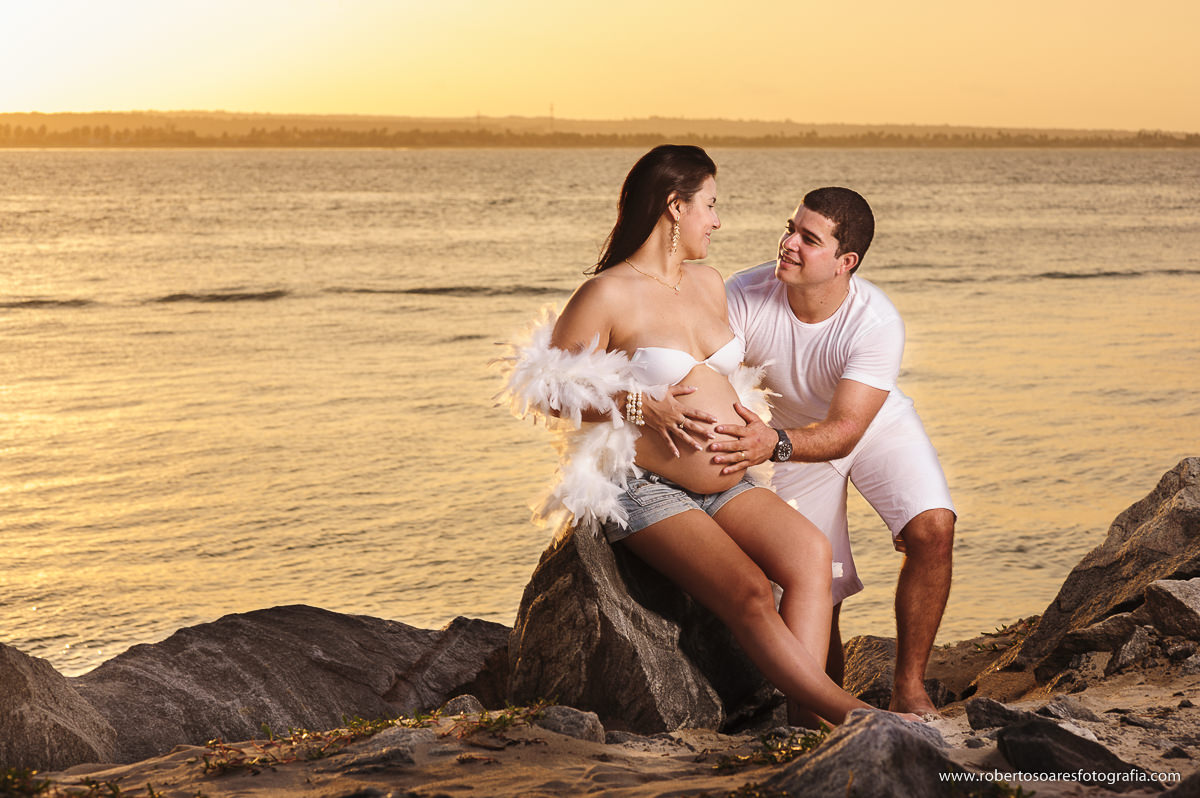 Ensaio de Gestante, Ensaio de Família na Paraíba, Gestante Feliz