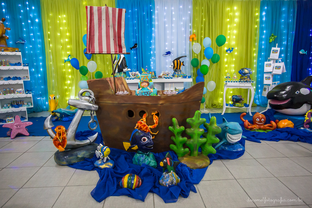 fotografia infantil,primeiro aninho, festas,festa no fundo mar, fotografia infantil São Gonçalo, fotografia infantil Niterói, doce mel fotografia, foto de crianças