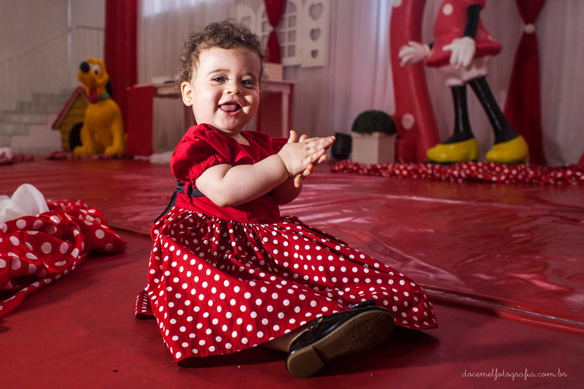 festas infantis, primeiro aninho,minie vermelha, salão de festas Gioia, São Gonçalo-RJ