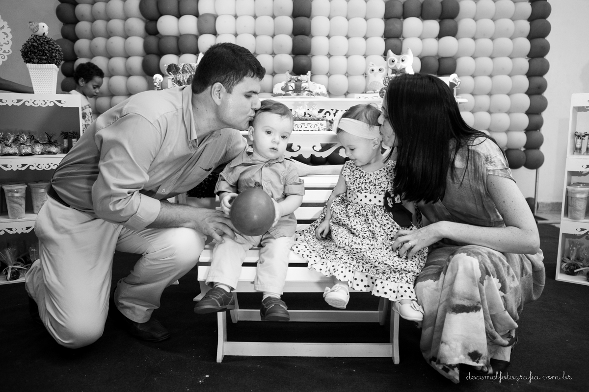 primeiro aninho dos gêmeos Geovana e Bernardo-Tema de corujinhas,São Gonçalo-Rj.