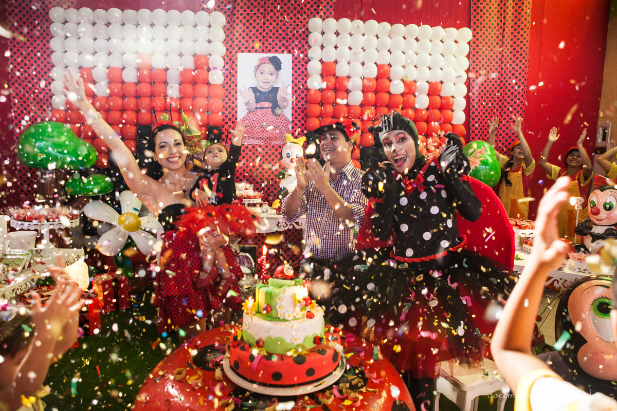 Primeiro aninho,salão de festas D verte Eventos, tema da festa joaninha, Lia Freitas, São Gonçalo-RJ